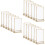 18Pcs Premium Clear Acrylic Sign Holders Display Stands 6