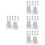 48Pcs Replacement Windup Parts for DIY Clockwork Robot Toys Grey 8