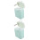 2Pcs Powder Formula Dispenser on The Go Silicone PP 7
