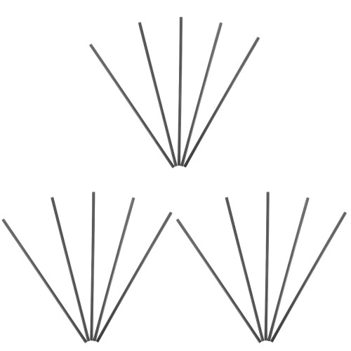 15Pcs Graphite Stir Rods Dark Grey for Home Use Melting and Casting 2