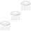 60Pcs Durable Silver Heat Gathering Covers for Fire Sprinkler Heads 7