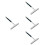 4Pcs Versatile Shower and Car Window Squeegee in PP Tpr Material 8