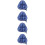 4Pcs Durable Blue Table Tennis Storage Bag Eva Carrying Case 10