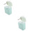 2Pcs Powder Formula Dispenser on The Go Silicone PP 8