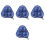 4Pcs Durable Blue Table Tennis Storage Bag Eva Carrying Case 5