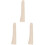 3Pcs Durable Wooden Handle Replacement Ergonomic Non-Skid Grip 4