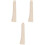 3Pcs Durable Wooden Handle Replacement Ergonomic Non-Skid Grip 5