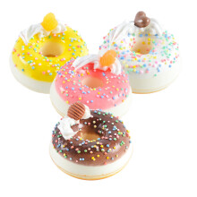 16St Decoratieve PU Donuts Modellen Assorti Kleuren Voor Huis & Feest