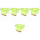 5Pcs Hardhat Sun Shade Yellow Full Brim Visor Neck Shield for Workers 6