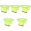 5Pcs Hardhat Sun Shade Yellow Full Brim Visor Neck Shield for Workers 5