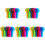 Assorted Acrylic Color Sheets for Kids Play Color Learning Tool 4