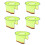5Pcs Hardhat Sun Shade Yellow Full Brim Visor Neck Shield for Workers 9