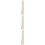 3Pcs Durable Wooden Handle Replacement Ergonomic Non-Skid Grip 10