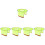 5Pcs Hardhat Sun Shade Yellow Full Brim Visor Neck Shield for Workers 7