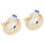 2Sets Durable Blue Pig Saliva Sampling Cotton Rope with Plastic Tubes 6