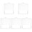 5Pcs White Plastic Garbage Can Handle Ring Easy Install Replacement 4