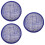 3Pcs Lightweight Linen Hat Base Blue Mesh for Headdress Making 8