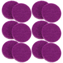 400Pcs Compact Purple Aromatherapy Pads for Essential Oil Necklace Use