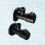 4Pcs Durable Brass Flow Control Valve Black Shut Off Valve for Shower 9