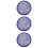 3Pcs Lightweight Linen Hat Base Blue Mesh for Headdress Making 9