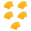 30Pcs Portable Yellow Gnocchi Boards ABS Pasta Making Tools 8