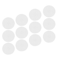 12St Witte Plastic Mesh Sheets Voor DIY Handwerk Borduren En Quilten