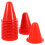 40St Kleurrijke Plastic Trainingscones Rood Voor Roller Skating 1