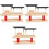 3Sets Kinder Station Platform Model Dubbeldek Speelgoed 5