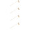 4Pcs Long Handle Candle Extinguisher Golden Iron Safe Wax Snuffer Tool 9