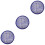 3Pcs Lightweight Linen Hat Base Blue Mesh for Headdress Making 6