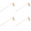 4Pcs Long Handle Candle Extinguisher Golden Iron Safe Wax Snuffer Tool 6