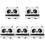 5St Handige Kledingstempel Voor Kinderen Wit ABS En Spons 4