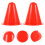 40St Kleurrijke Plastic Trainingscones Rood Voor Roller Skating 10