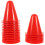 40St Kleurrijke Plastic Trainingscones Rood Voor Roller Skating 3
