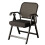 Folding Office Chair with Ergonomic Back Support, Padded Seat, Mesh Back, Steel Frame, Black 1