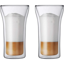 Set 2 Gläser - BODUM - Assam - Doppelwandig - 0.2 l - Transparent