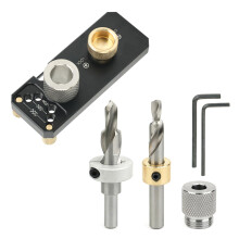 Aluminum Drill Jig 20/30/40 Series Precision Hole Positioning Tool for Metalworking and Woodworking