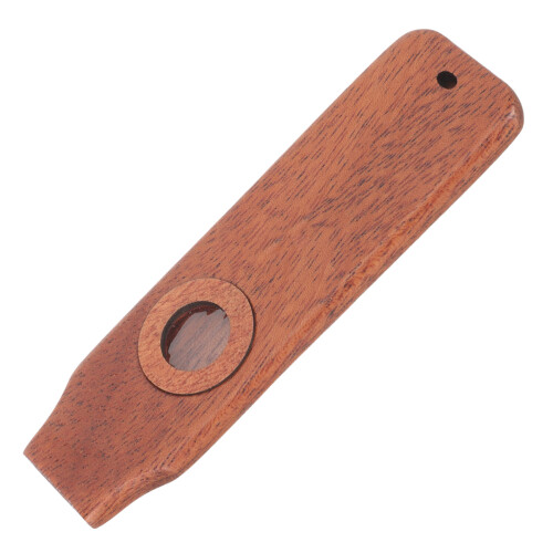 4Ensembles Kazoo Professionnel En Bois Usage Musical Couleur Marron 2