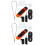 2Ensembles Kazoo Rouge ABS Électrique Pour Apprentissage Musical 7