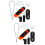 2Ensembles Kazoo Rouge ABS Électrique Pour Apprentissage Musical 9