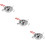 3Ensembles Bol À Cire Argenté Long Manche Usage Durable 11