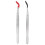 4Pièces Pinces Courbées Pointe Caoutchouc Inox Outils Maison 1