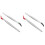 4Pièces Pinces Courbées Pointe Caoutchouc Inox Outils Maison 3