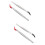 4Pièces Pinces Courbées Pointe Caoutchouc Inox Outils Maison 8