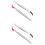 4Pièces Pinces Courbées Pointe Caoutchouc Inox Outils Maison 6