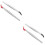 4Pièces Pinces Courbées Pointe Caoutchouc Inox Outils Maison 7