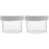 2Pièces Réservoirs D'élevage Transparent En Pour 4
