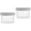 2Pièces Réservoirs D'élevage Transparent En Pour 6