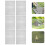 12Pièces Grillage Jardin Acier Inoxydable Filet Multifonction 10