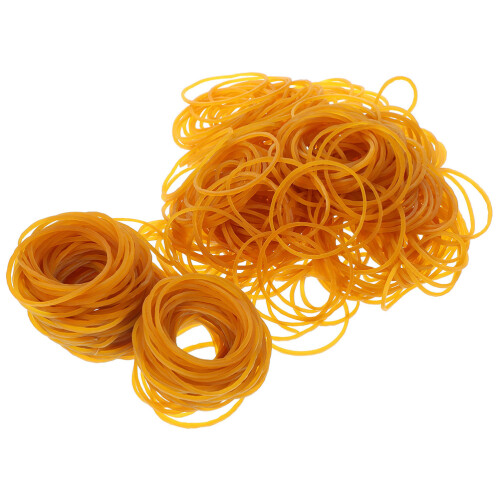 1500Pièces Bandes Élastiques Résistantes Large Orange Usage